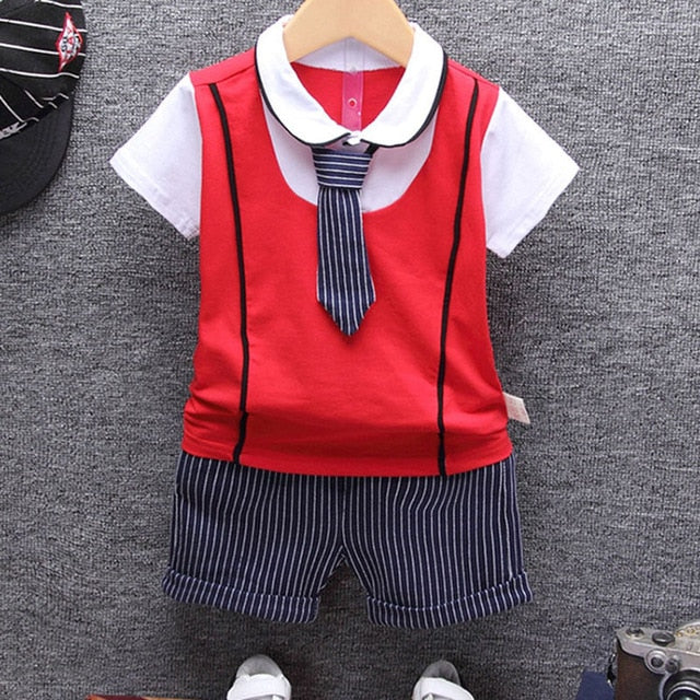 1st birthday baby boy summer clothes set